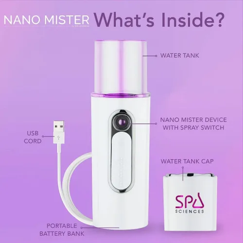 Vista 4 de Spa Sciences - Nano Mister - Mister facial hidratante con banco