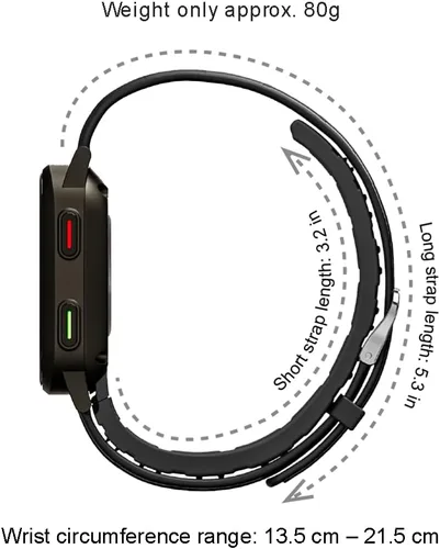 Vista 8 de Reloj inteligente AI Grey Metal BP, FDA 510 (k) autorizado, presión arterial con bolsa de aire, seguimiento mental, velocidad, oxígeno en sangre