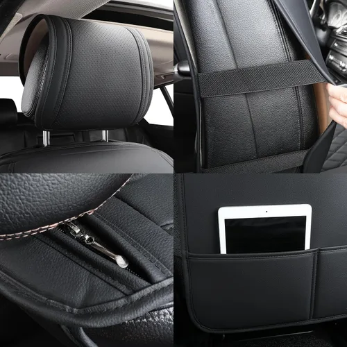 Vista 5 de Tomatoman Fundas de asiento compatibles con Ford Focus Nissan Frontier Pathfinder Mitsubishi Outlander Chevy Equinox Hyundai Elantra Toyota