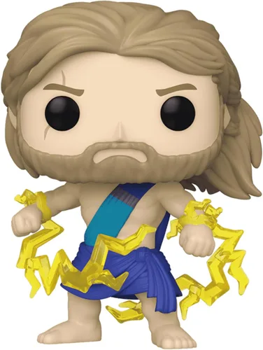 Vista 2 de Funko Pop! Marvel: Thor Love & Thunder - Thor in Toga 2023 Convención de Verano Multicolor Figura de vinilo exclusiva #1261