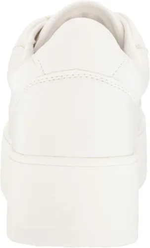 Vista 3 de Steve Madden Rocket Lace Up Boyfriend Chunky Platform Sneakers White