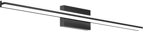 Vista 14 de SOLFART Luces de tocador de baño sobre espejo 14W 60 cm Luz de baño moderna negra 6000K ND