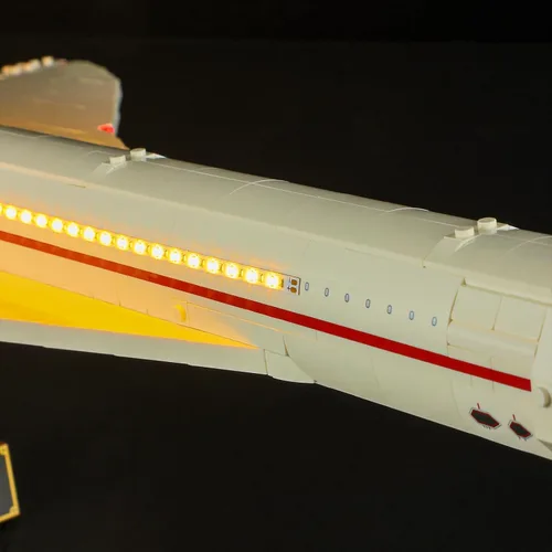 Vista 9 de Kit de iluminación Briksmax para Concorde – Compatible con Lego 10318 – No incluye juego de Lego