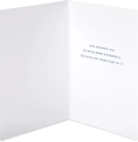 Vista 2 de American Greetings Tarjetas de agradecimiento de boda, mucho más maravillosas (8 unidades)