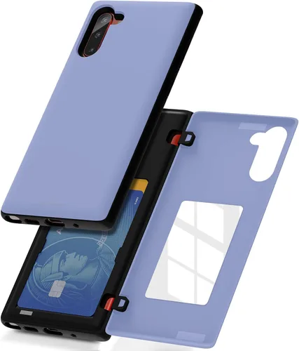 Vista 28 de GOOSPERY Parachoques magnético para puerta compatible con Galaxy Note 10, estuche tipo billetera con tarjetero, cierre automático por iman, funda