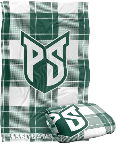 Vista 260 de LOGOVISION St John's University Campus Plaid Spirit Silky Touch Manta súper suave 36 x 58 pulgadas