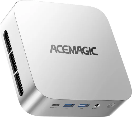 Vista 12 de ACEMAGIC K1 Mini PC AMD Ryzen R2544 8GB DDR4 256GB SSD Mini computadoras (Turbo 3.7GHz), Win 11 Pro Radeon 4K Triple Display Computadoras