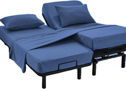 Vista 41 de Kingnex Sábanas a rayas para sofá cama de 36 x 72 pulgadas, tamaño individual para sofá cama, microfibra suave de doble cepillado 1800, 3 piezas