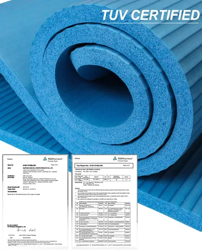 Vista 8 de Tapete de yoga grueso y ancho para mujeres y hombres, tapete de ejercicio grande de 78 x 35 pulgadas, tapete de entrenamiento para gimnasio en casa