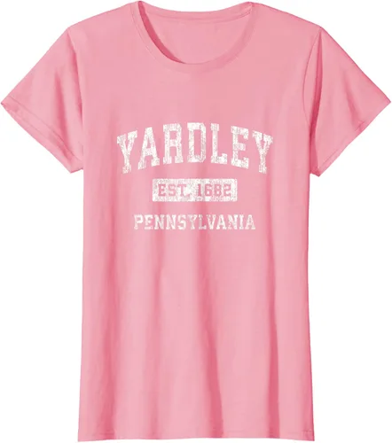Vista 14 de Yardley Pennsylvania PA - Camiseta de manga corta, diseño deportivo