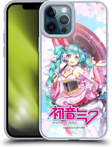 Vista 95 de Head Case Designs Licencia Oficial Hatsune Miku Gráficos Lindos Carcasa de Gel [Protección de Grado Militar] Compatible con Apple iPhone 7