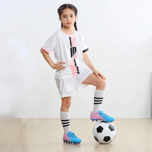 Vista 3 de brooman Zapatos deportivos de fútbol para niños y niñas, para exteriores