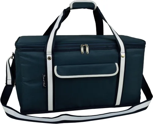 Vista 9 de Picnic at Ascot Enfriador plegable resistente a prueba de fugas con capacidad para 64 latas, diseñado y aprobado de calidad en los Estados Unidos