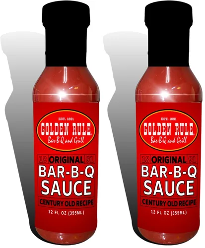 Vista 4 de Golden Rule Salsa BBQ - Salsa BBQ más antigua de EE. UU. - La mejor salsa para barbacoa