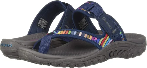 Vista 9 de Skechers Women's Reggae-Mad Swag-Toe Thong Woven Sandal
