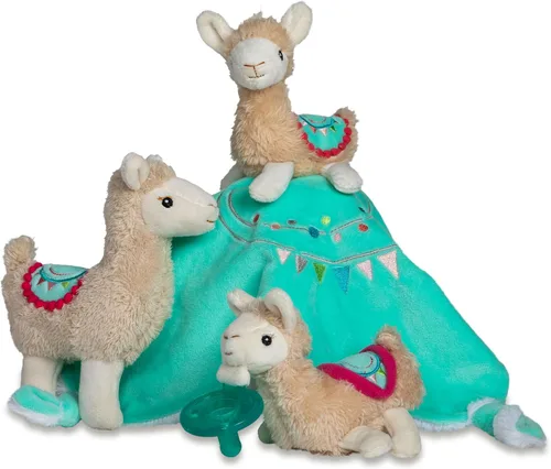 Vista 11 de Mary Meyer Set de regalo para bebé, juguetes blandos en caja, 3 piezas, Pebblesaurus