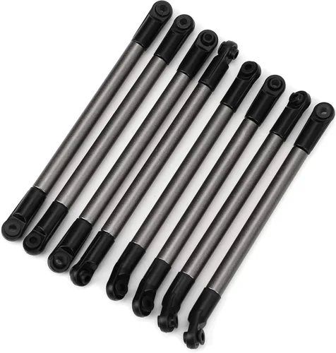 Vista 6 de Fine Workmanship Durability RC Link Rod, Rust‑Proof Link Rod, Outdoor for 1/10 275mm Wheelbase RC Crawler