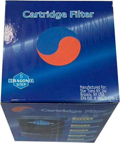 Vista 8 de Cartucho de filtro mineral de repuesto de 5 etapas para encimera y enfriadores de agua. 5 capas de filtración y mineralización. Elimina