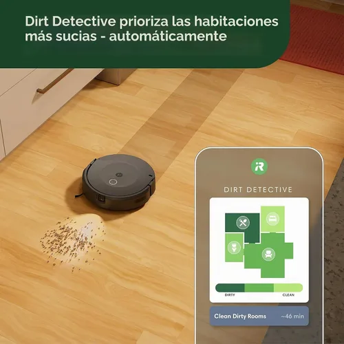 Vista 7 de iRobot Roomba Combo 10 Max Robot Aspirador y Trapeador + Base AutoWash