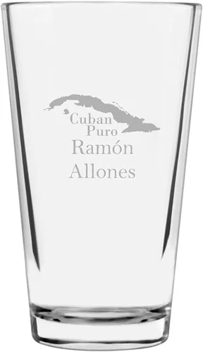 Vista 3 de Montecristo Cuban Cigar Temático Grabado 16oz Vaso de Pinta