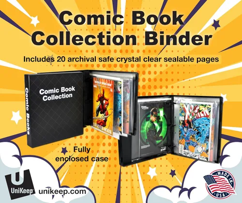 Vista 2 de Álbum y carpeta de almacenamiento de la colección de cómics