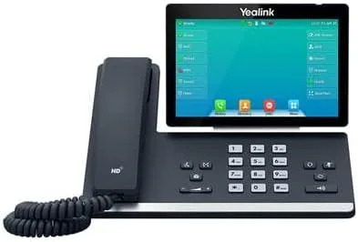 Vista 2 de Yealink T57W - Teléfono IP con módulo de expansión EXP50 (paquete de 5) - Adaptadores de corriente incluidos