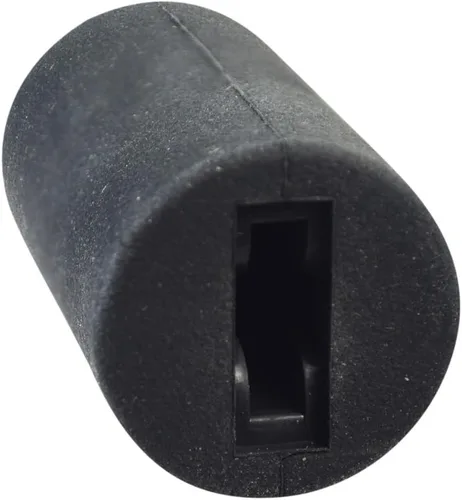 Vista 6 de AlveyTech Puntas de goma negras para cerraduras de ruedas planas estilo Invacare de 1/2" (juego de 2)
