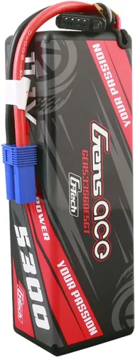 Vista 4 de Gens ace G-Tech 5300mAh 11.1V 60C 3S Lipo Batería HardCase 15 # con EC5 Plug