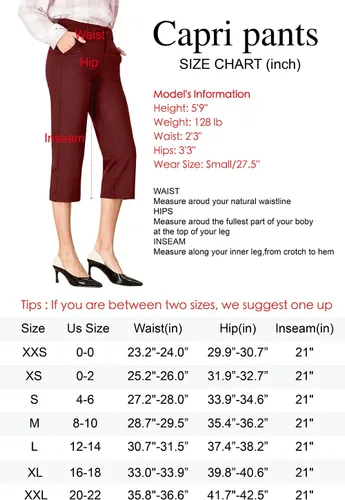 Vista 4 de Work Pants Women Dress Pants Casual Business Pant with Pockets High Waisted Slacks