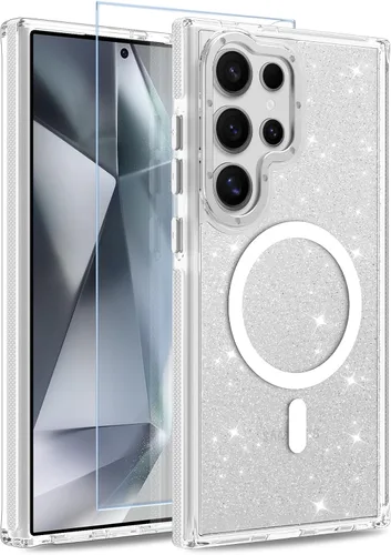 Vista 30 de Funda magnética para Google Pixel 10 Pro XL [compatible con Magsafe] [bonito diseño fluorescente de moda] a prueba de golpes, delgada, translúcida