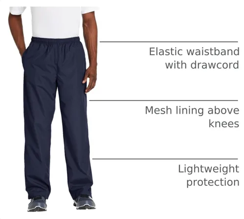 Vista 4 de SPORT-TEK Pantalón de viento para hombre
