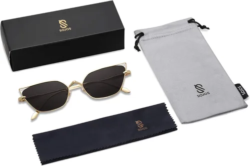Vista 5 de SOJOS Gafas de sol de moda para mujer y hombre