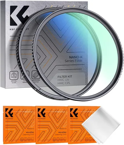 Vista 8 de K&F Concept Kit de filtro de lente UV CPL de 1.929 in, 18 recubrimientos multicapa, filtro polarizador circular y filtro de protección UV MC