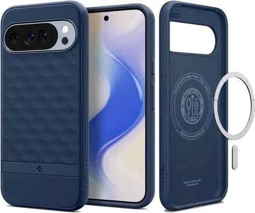 Vista 10 de Spigen para Pixel 10 Pro XL, funda Parallax MagFit (2025) [Diseñada para Pixelsnap, compatible con accesorios MagSafe] - negro mate