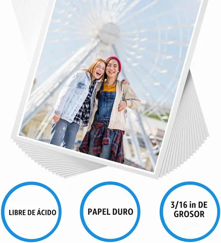 Vista 5 de 20 paquetes de tablero de espuma blanca de 12" x 16.5", 3/16" de grosor, tablero de núcleo de espuma para hornear para proyectos, tablero