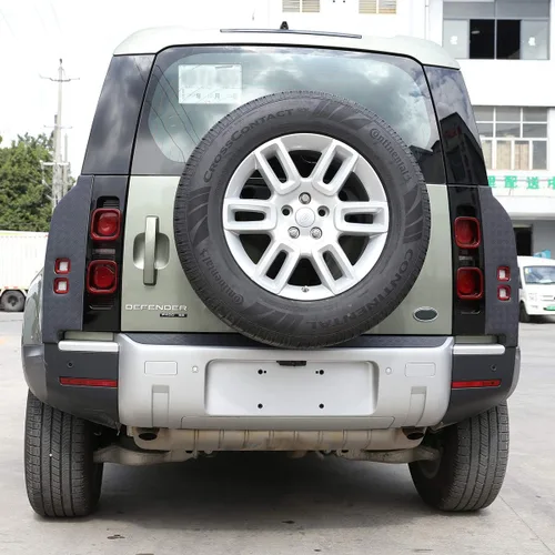 Vista 5 de YIWANG ABS negro luz trasera cubierta protector para Land Rover Defender 90 110 2020-2022 coche exterior Accesorios