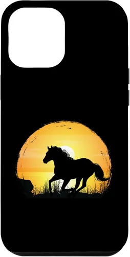 Vista 6 de iPhone 15 Sunset Horse Breed Silhouette - Quarter Horse Case