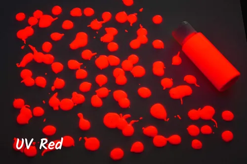 Vista 9 de DirectGlow - Pintura fluorescente reactiva para fiestas de témpera ultravioleta (surtido de 6 colores, botellas de 2 onzas)
