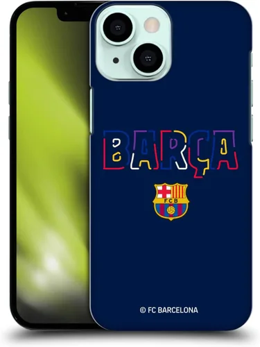 Vista 9 de Head Case Designs Funda rígida con licencia oficial del FC Barcelona Barca Crest Graphics compatible con Apple iPhone 13 Mini