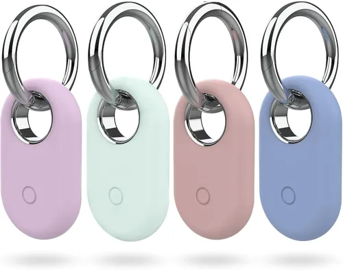 Vista 8 de Smarttag2 Soporte Compatible con Samsung Galaxy SmartTag2, Funda de Silicona Suave Protección Integral Contra Rayones y Caídas, con Llavero Adecuado