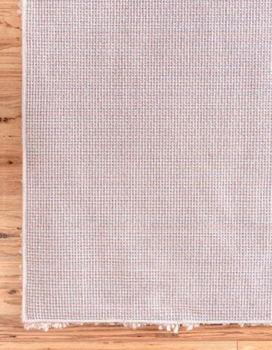 Vista 307 de Unique Loom Colección Davos Shag - Alfombra Lino