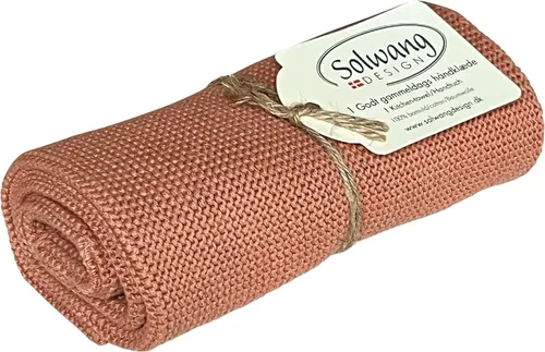 Vista 26 de Solwang 100% algodón orgánico certificado fabricado en la India Toalla de cocina/mano de diseño danés (verde ártico orgánico)