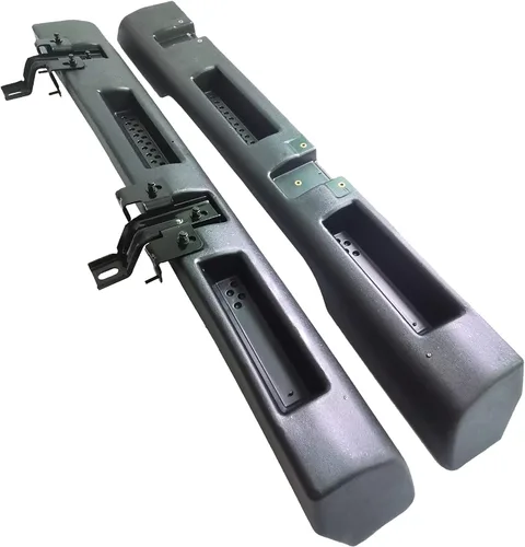 Vista 8 de Estribos Laterales con Escalones Desplegables y Barras para Jeep Wrangler JK 2007-2017 de 2 Puertas