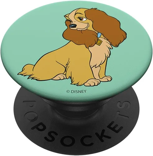 Vista 6 de Disney Lady And The Tramp Lady Simple Portrait PopSockets MagSafe PopGrip para iPhone