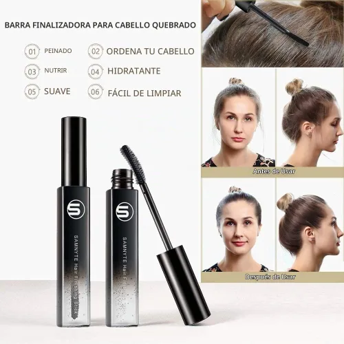 Vista 6 de Samnyte Barra de cera para el cabello Flyaway, barra domadora de cabello Fly Away para cabello de bebé, barra de acabado de cabello funciona en 3
