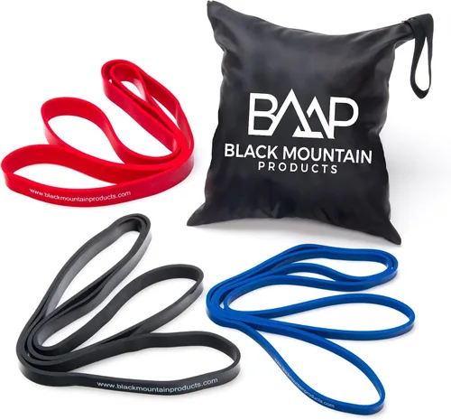 Vista 5 de Negro Montaña Productos Resistencia Bucle Bandas de Resistencia Ejercicio