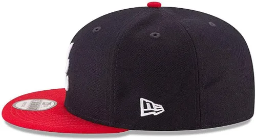 Vista 3 de New Era 9Fifty MLB Atlanta Braves Gorra Snapback Básica Azul Marino/Rojo 11591082 Talla Única