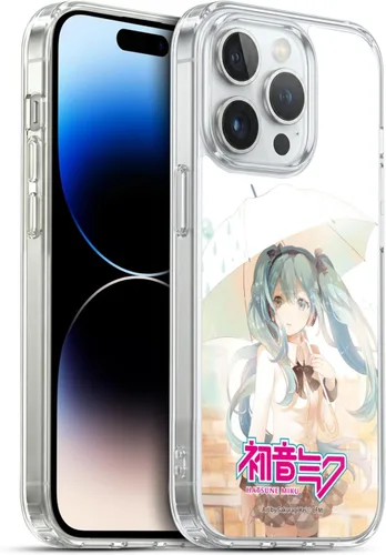 Vista 48 de Head Case Designs Licencia Oficial Hatsune Miku Gráficos Lindos Carcasa de Gel [Protección de Grado Militar] Compatible con Apple iPhone 7