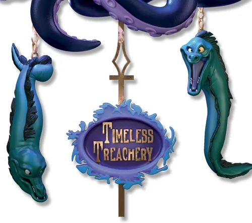 Vista 5 de The Bradford Exchange Disney Villains Timeless Treachery - Reloj de cuco musical con iluminación LED, edición limitada