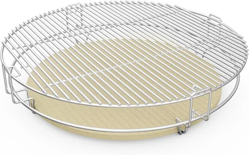 Vista 7 de Sistema de cocción Only Fire apto para Big Green Egg grande, Kamado Joe Classic, Large Grill Dome y otras parrillas Kamado